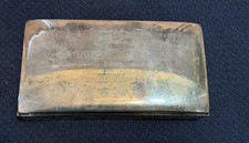 Vintage Presentation EPCA Poole Silver Co 1899 Wood Lined  Box Hinged Lid