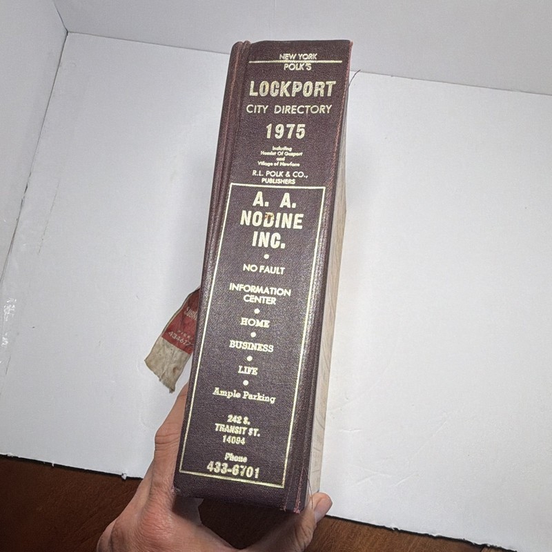 Polk’s Lockport, New York (Niagara County), NY — City Directory 1975