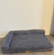 Sheepping Orthopedic Dog Bed up to 50lbs - Medium Size - gray