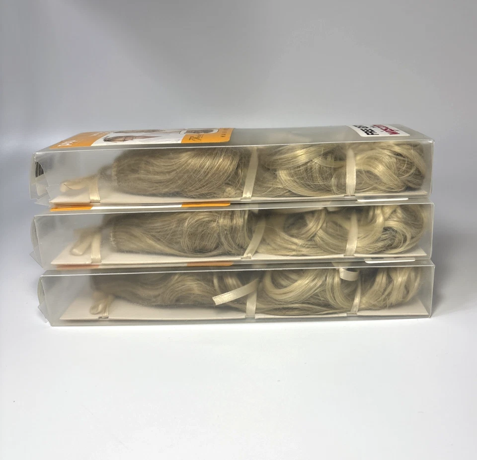 Lot of 3 Hair U Wear POP Synthetic Clip-In Extensions 2-Piece Wavy System (R21T) - Image 3 of 4