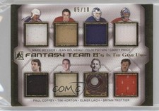 2014-15 ITG Used Fantasy Team 8's Gold 5/10 Mark Messier Jean Beliveau HOF 4l6