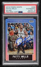 PSA/DNA 2015 NBA Hoops Silver Patrick Mills Patty Certified Authentic Auto 5ub
