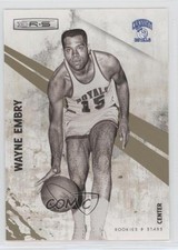 2010-11 Panini Rookies & Stars Gold 411/499 Wayne Embry #103 HOF 7v7