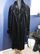 Gorgeous Unisex Dark Navy Sheared Mink Reversible Fur Coat Jacket