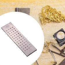 Jewelry Wire Drawplate 0.26 to 4.10mm Wear Resistant Round Draw Plate Supplies