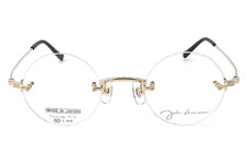 John Lennon Round Eyewear Glasses Frame JL-1127 c.1 Gold 43  23-146 w/Case