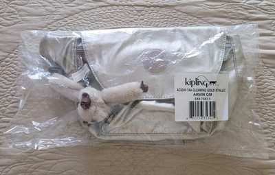 Kipling AC8249 7AA ~ ARVIN GM ~ GOLD METALLIC ~ NWOT