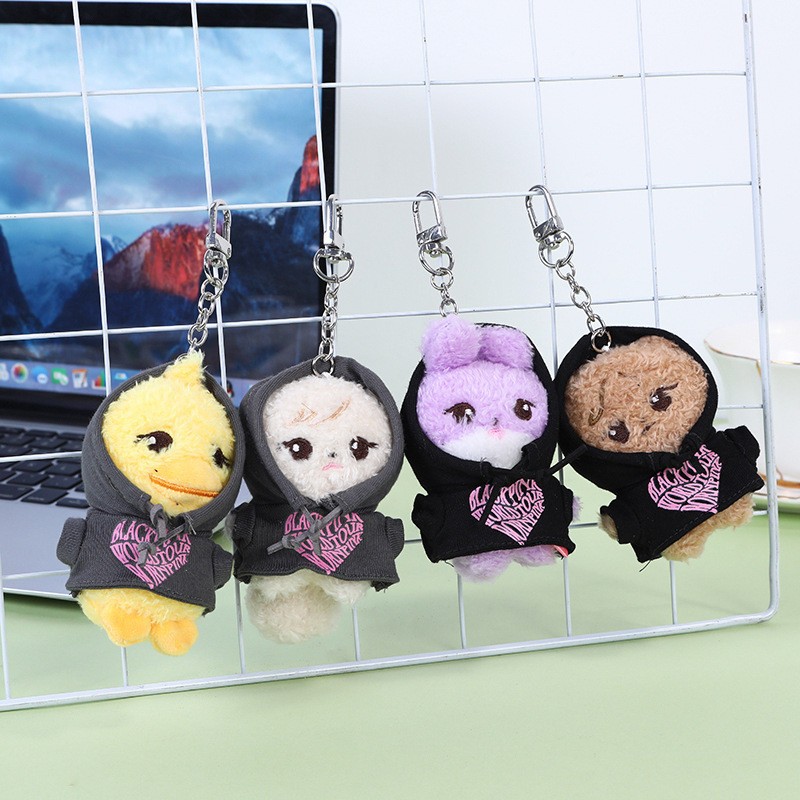 Kpop Idol BLACKPINK Animal Dolls Keyring Tiger Plush Doll Stuffed