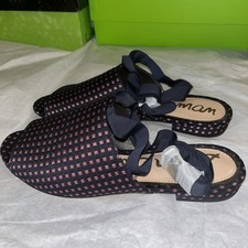 Sam Edelman Theodora Blue Geo Print Open Toe Lace Up Sandal MSRP 100 9 M New