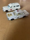 Vintage Matchbox by Lesney “Binz” Ambulance & Ford Galaxie Police Car Lot of 2