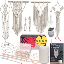 MIGO Creates Macrame Kits for Adults Beginners with 112 Macrame Supplies and ...