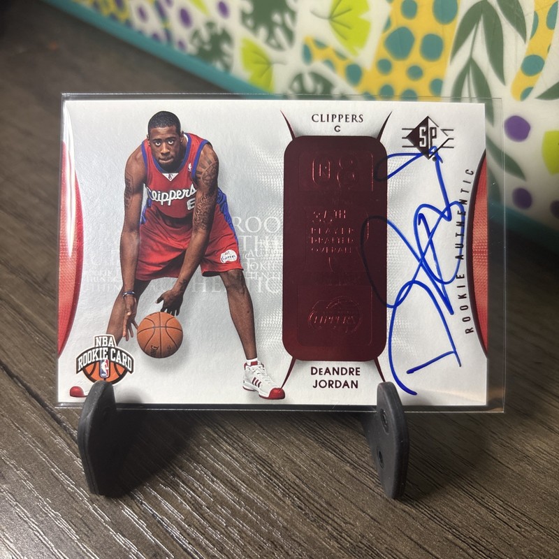 2008-09 SP - Rookie Authentic DeAndre Jordan #121 (AU, RC)
