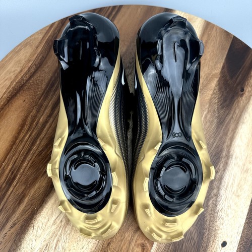 Scarpe da calcio Nike Vapor Speed 3 da uomo taglia 8 nere oro FB3303-003 NUOVE - Foto 6 di 7