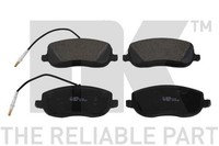 Bremsbelagsatz Scheibenbremse Nk 221952 FüR Fiat Phedra Peugeot C8 807 Lancia 1