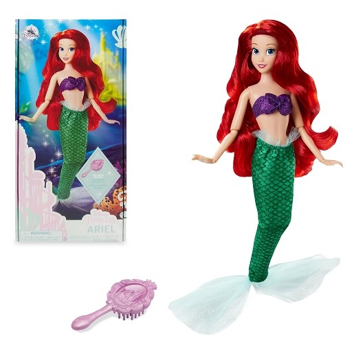 Poupée classique Disney Ariel pour partager les souvenirs d'enfance avec vos enfants