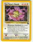 Team Rocket's Meowth - #18 WOTC Black Star Promo - Pokémon TCG - 2000