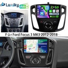 2+64G Android 15 autoradio GPS radio CarPlay per Ford Focus 3 MK3 2012-2018 DAB+