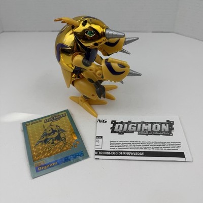 デジモン ゴールドフィギュア 2000 Bandai Digimon Digivolving Digmon Limited Edition Gold Finish