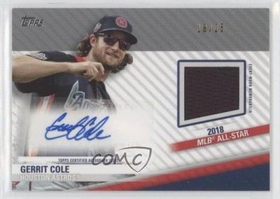 2020 Topps Update All-Star Stitches 18/25 Gerrit Cole #ASSA-GC Auto 7ut