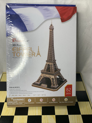 Cubic Fun 82 Pieces 3D Puzzle Paris Eiffel Tower 