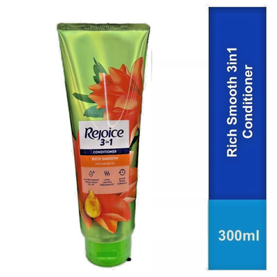 Rejoice 3 in 1 Conditioner Rich Smooth With Argan Oil 300ml - 1 Pack