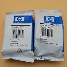HP 97 Ink Cartridge C9363W Tri-Color Open Box Sealed Foil Sealed Cartridge