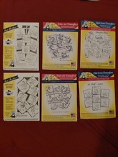 aunt martha's hot iron transfers lot 6 unopened 3 opened