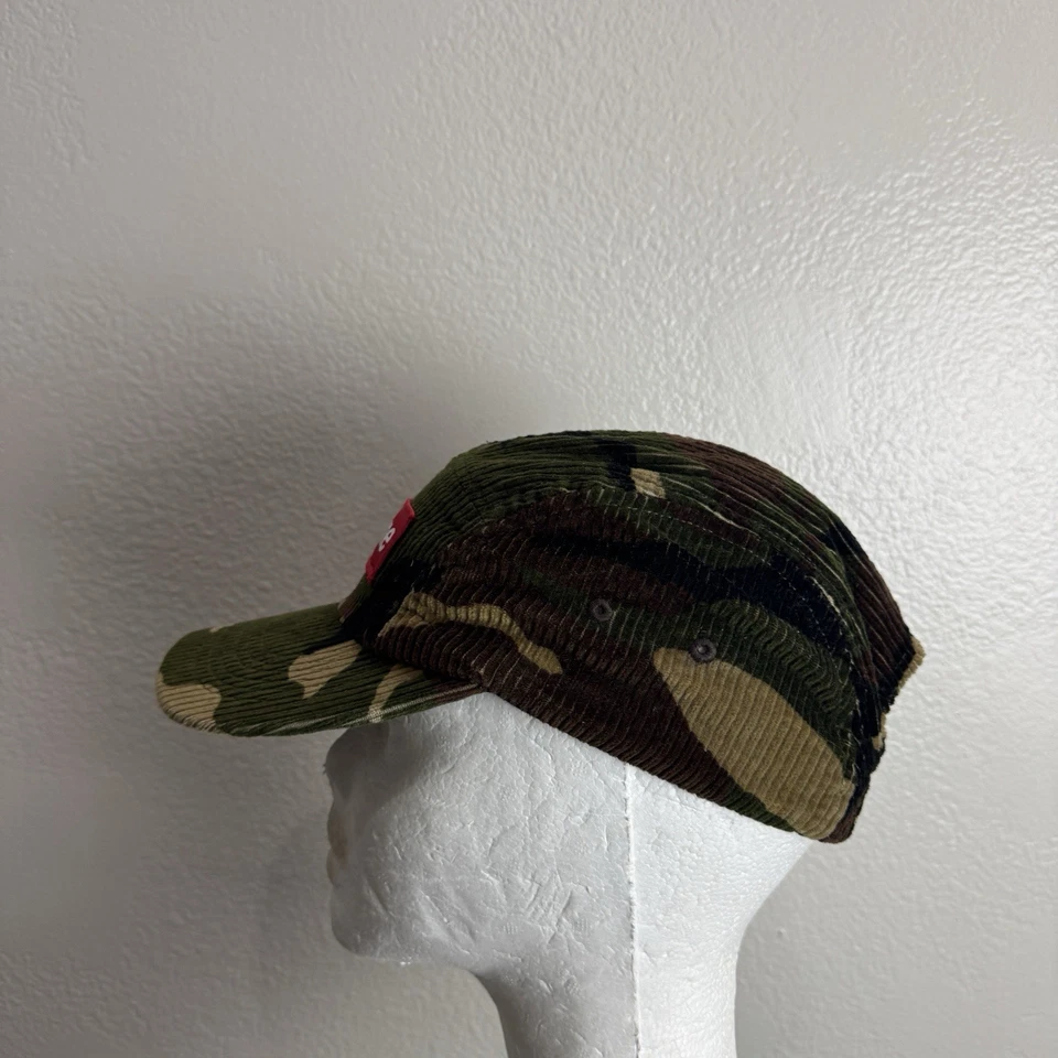 Boné de acampamento Supreme camuflado veludo floresta camuflagem OSFM - Imagem 4 de 4