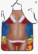 Kitchen Sexy Apron Woman Funny Pinafore Cooking Baking Party Cleaning Cute Apron