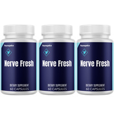 Nerve Fresh Nerve Health Support, 3 Bottles Official Nerve Dietary Supplement