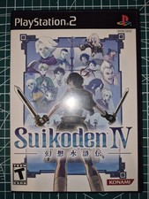 Suikoden IV 4 Sony PlayStation 2 PS2 Complete CIB TESTED VG Konami