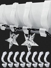 16 Pack Giant Gutter Hooks for Outdoor Lights, Strong Heavy Duty Large Christma