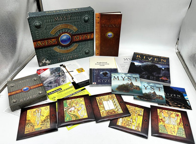 Myst Fifth Anniversary Commemorative Edition Ages Of Myst CIB - PC - Big Box