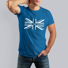 We Are The People Blue Premium Cotton T-shirt Gift for fans of Glasgow Rangers