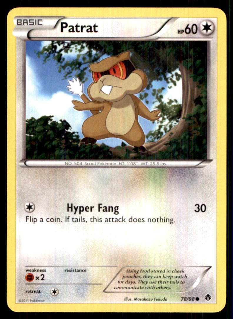 2011 Black & White - Emerging Powers Patrat Basic/Common #78