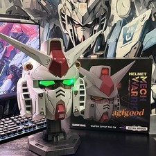 Gundam RX-78-2 Cosplay Wearable Helmet Mask Touch Control LED Eyes Cosplay Props