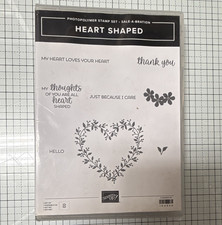 Stampin' Up Heart Shaped Photopolymer Stamp Set, MPN 164948