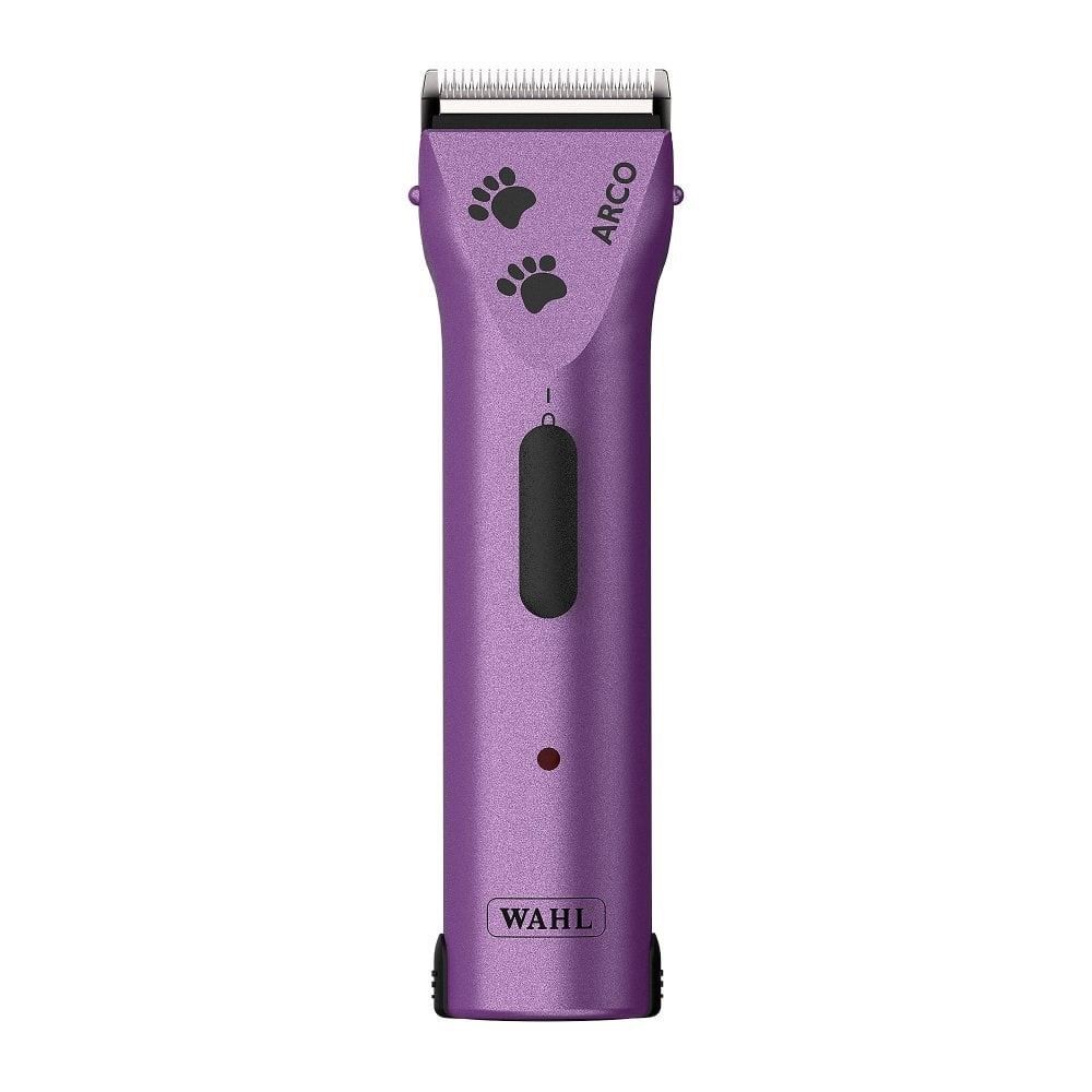 Wahl Dog Grooming Clippers Arco Cordless Purple Animal Clipper Trimmer