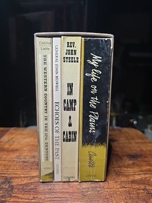 Set of 4 Citadel Pioneer Books: Echoes of the Past; My Life on the Plains; in Ca