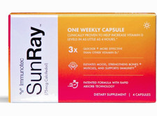 Immunotec Sunray   Calcifediol 75 mcg   Advanced Form of Vitamin D   Once