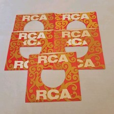 45 RPM 7" RECORD SLEEVES CO. SLEEVE 5 PACK SEE PHOTO RCA Records SLV399