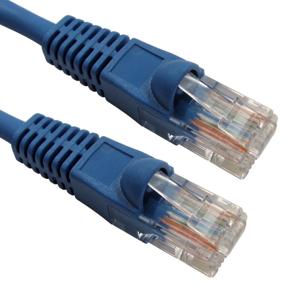 Cables Direct 10m Snagless Cat5e LSZH Patch Cable - Blue