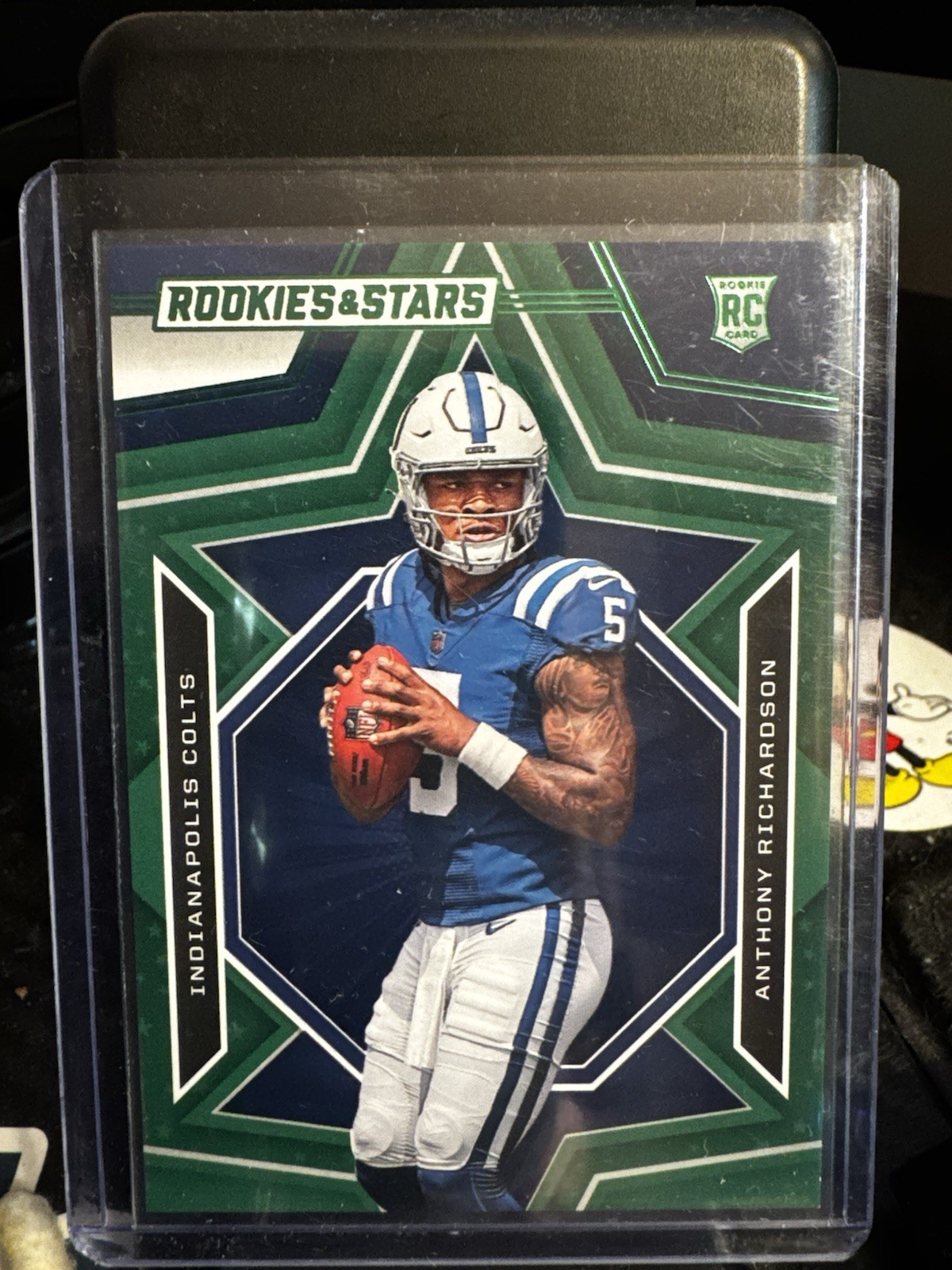 2023 Panini Rookies & Stars Anthony Richardson Rookie Green Parallel 102