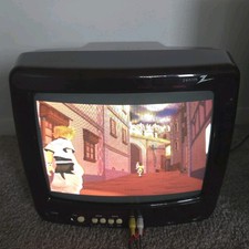 Zenith C13A05LP 13" Translucent Purple Retro Gaming CRT TV, Tested, Cleaned