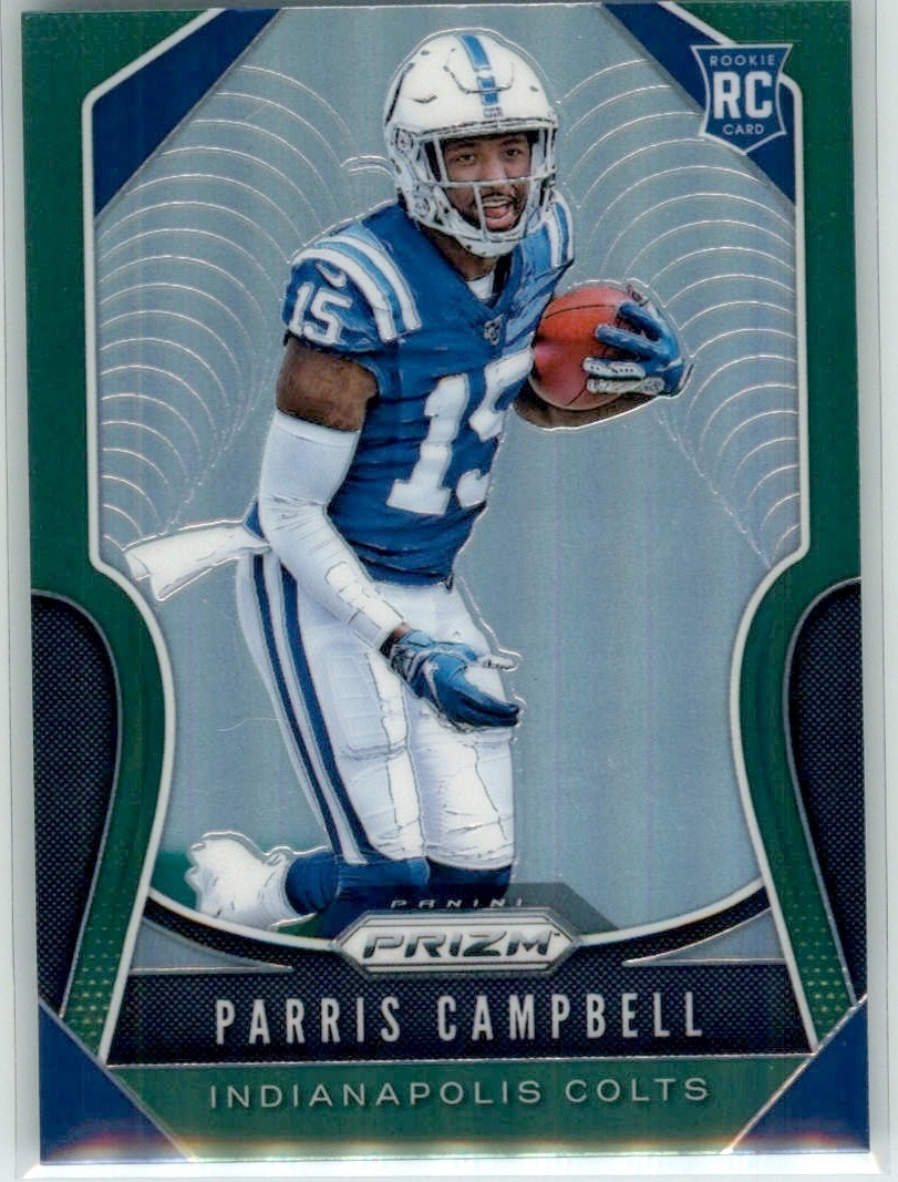 2019 Panini Prizm PARRIS CAMPBELL Rookie Green Prizm #347 Colts