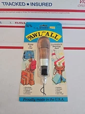 Vintage C.A. MYERS CO THE AWL FOR ALL Lockstitch Sewing USA Leather Craft USA