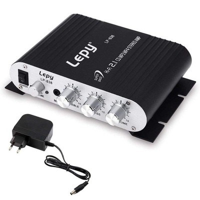 LEPY LP838 Auto Channel Verstärker Stereo Subwoofer Audio Zubehör Schwarz mit...