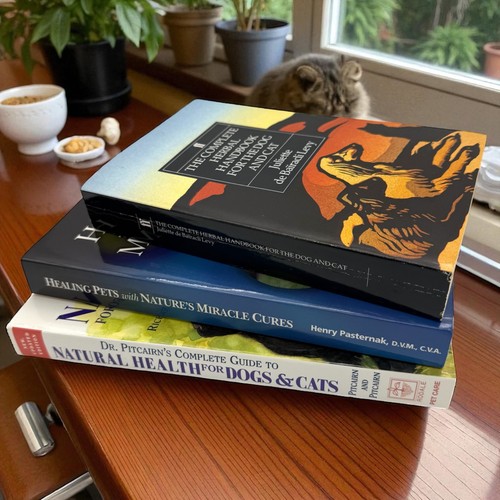Lot 0f 3 Holistic Pet Care Book Dr Pitcarin, DMV Pasternak, Baïracli Levy