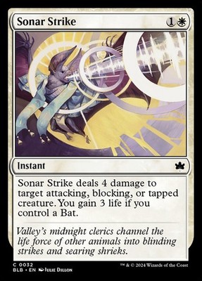 4x Sonar Strike - NM - Bloomburrow - SPARROW MAGIC
