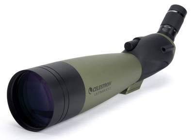   Ultima 100 Angled Spotting Scope   22-66x Zoom Eyepiece   Multi-Coated Opti...